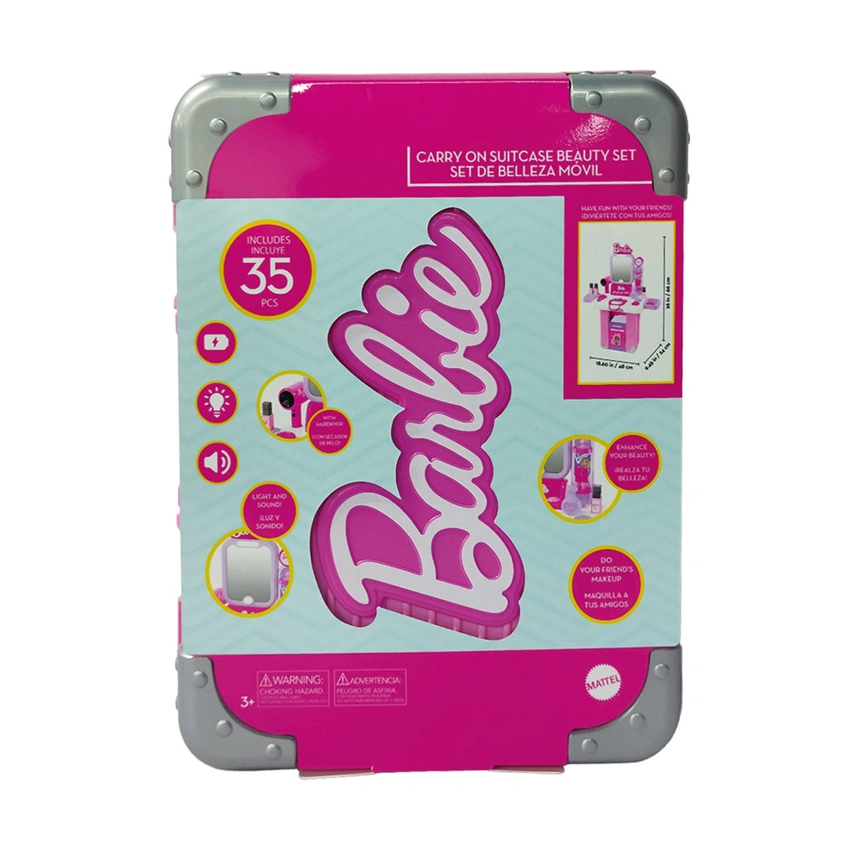 SET DE JUEGO BARBIE GLAM STATION SUITCA - 4