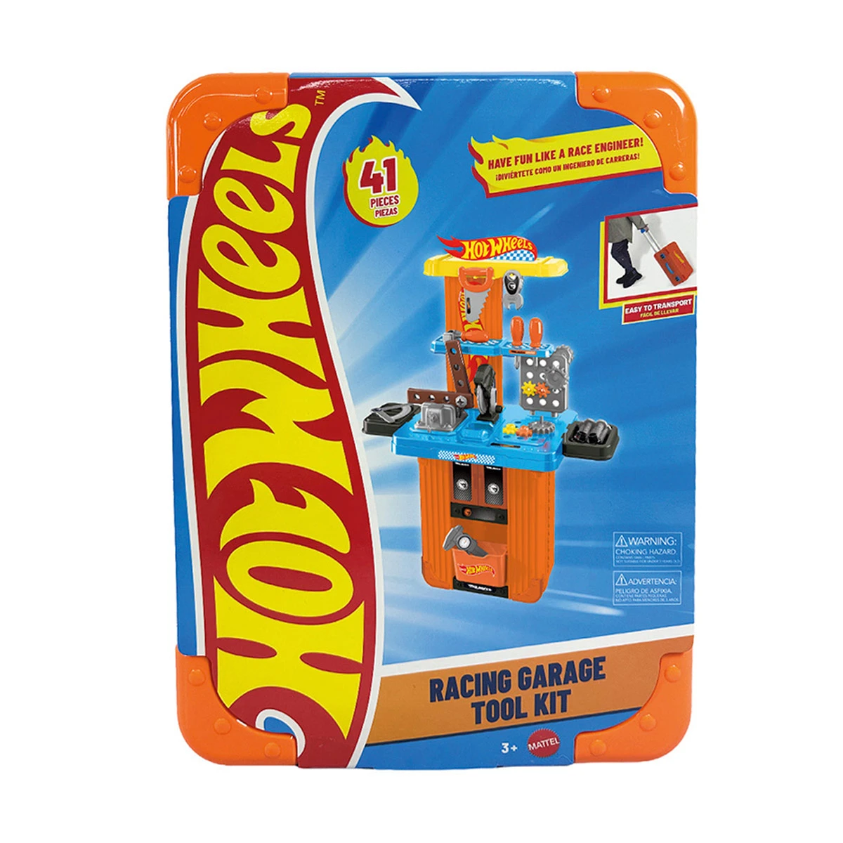 SET DE JUEGO HOT WHEELS HERRAMIENTAS RACING GARAGE - 3
