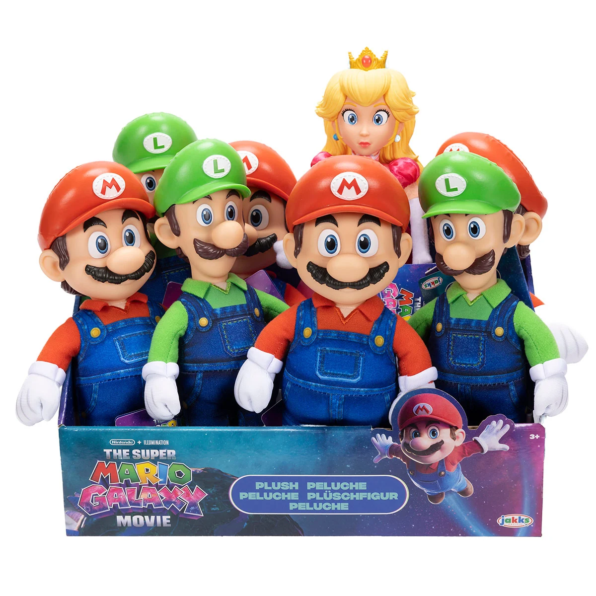 PELUCHE SUPER MARIO GALAXY CON CABEZA PLÁSTICA 23 CM - 1