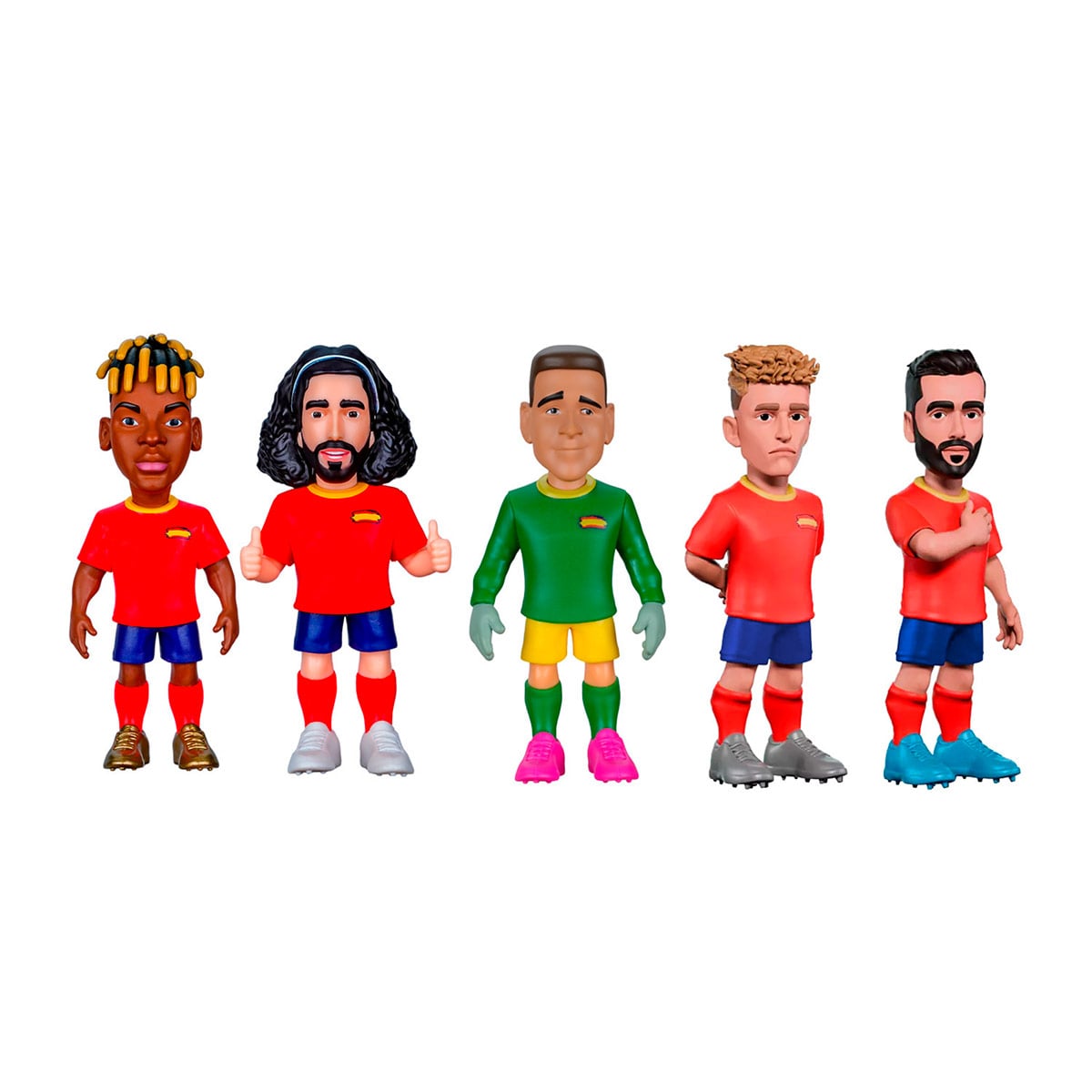 PACK FIGURAS MINIX 7CM MUNDIAL ESPAÑA - 1