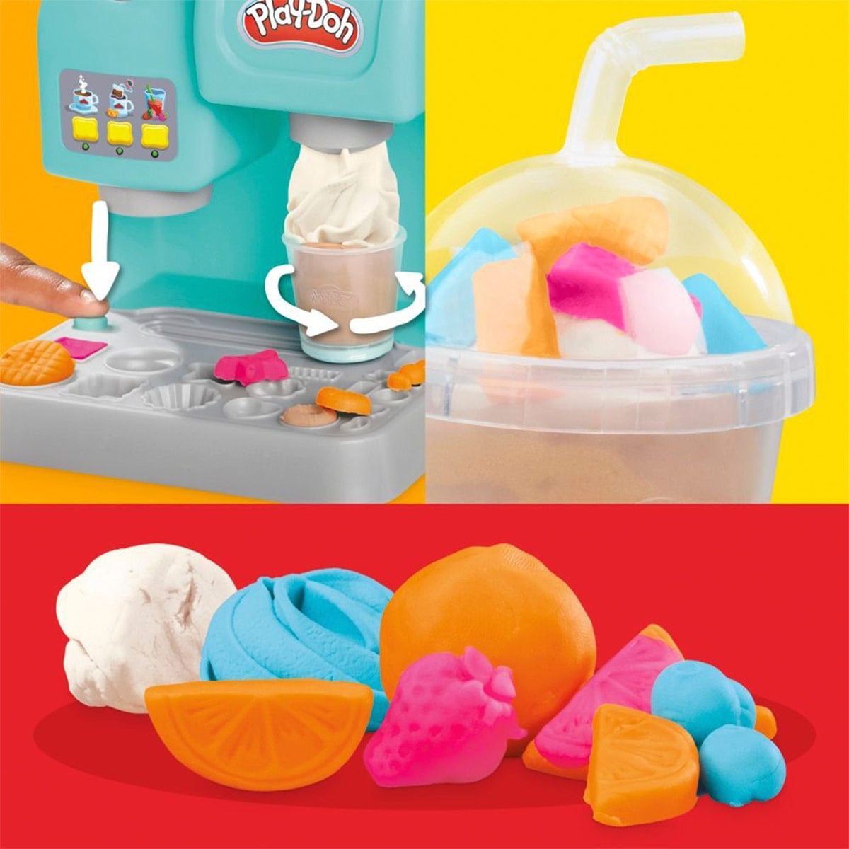 SET DE MASAS MOLDEABLE PLAY DOH KITCHEN CREATIONS SÚPER CAFETERÍA - 4