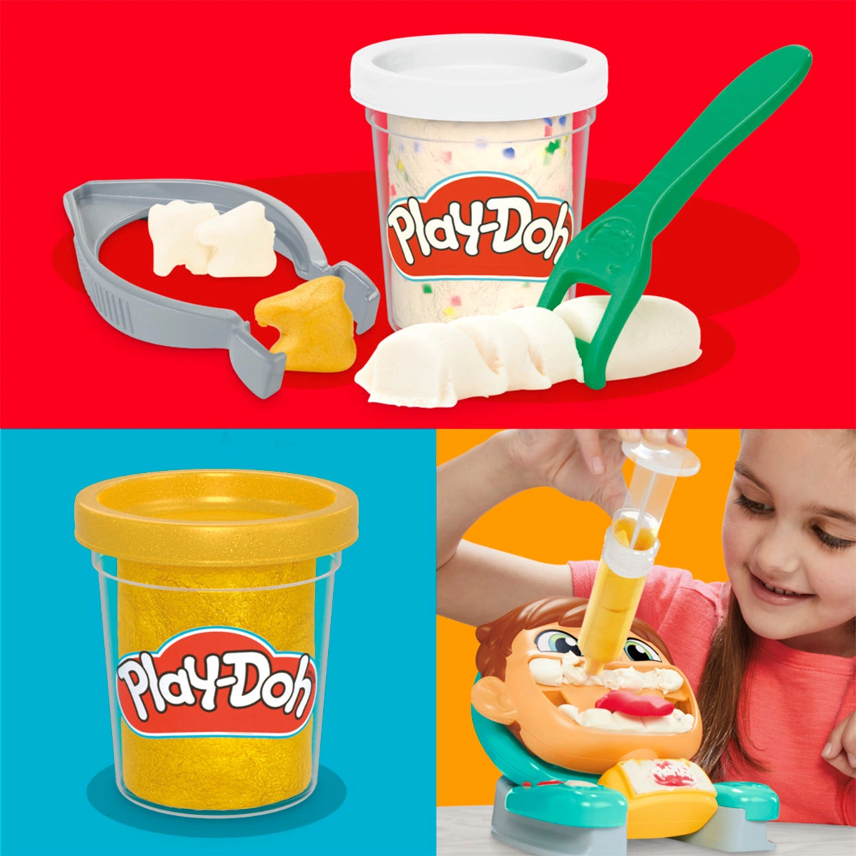 SET DE MASAS MOLDEABLE PLAY DOH DENTISTA DE LA DIVERSIÓN - 4