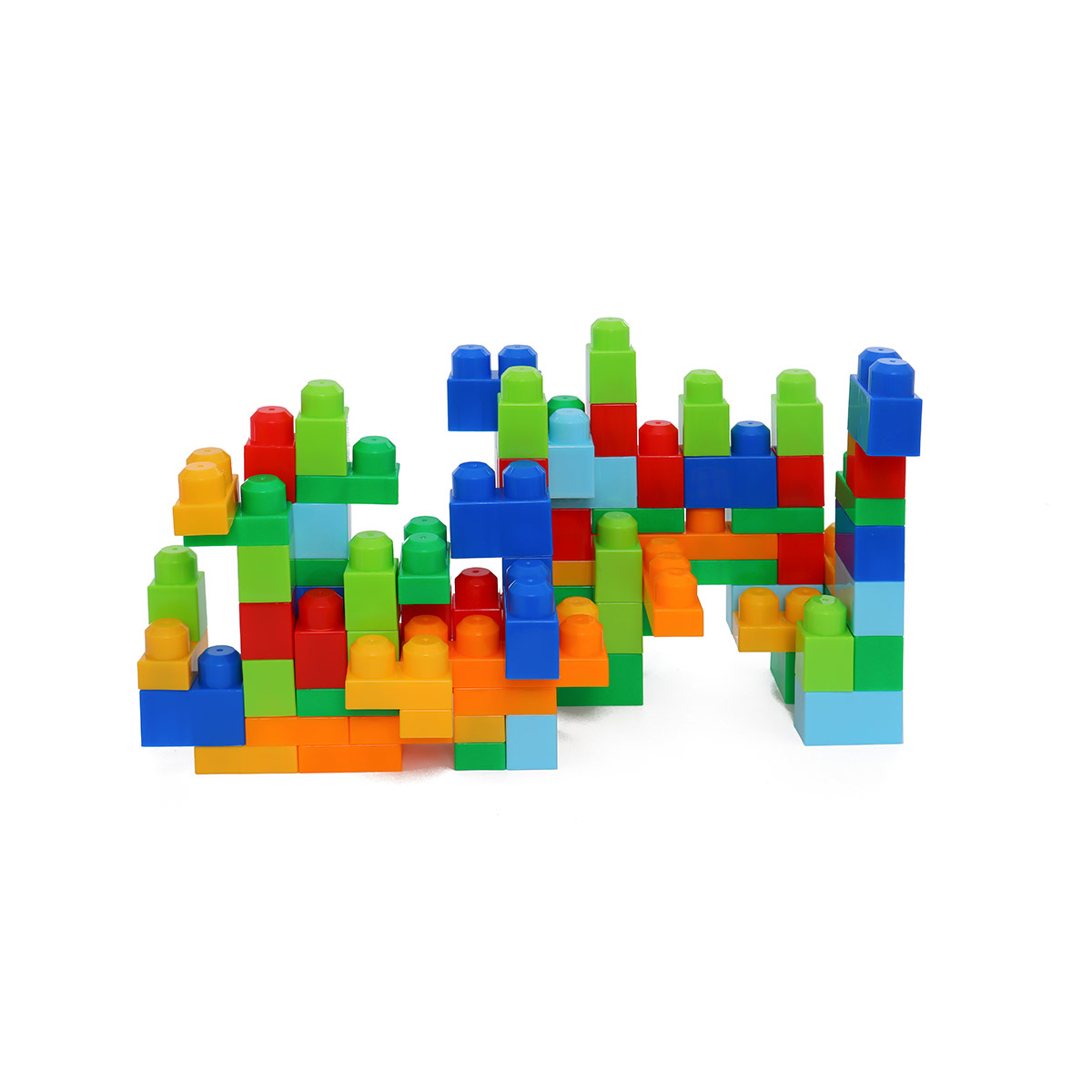 BLOQUES DE CONSTRUCCIÓN HAPPY LINE MAXI BLOQUES EN BOLSA 80 PIEZAS  - 3