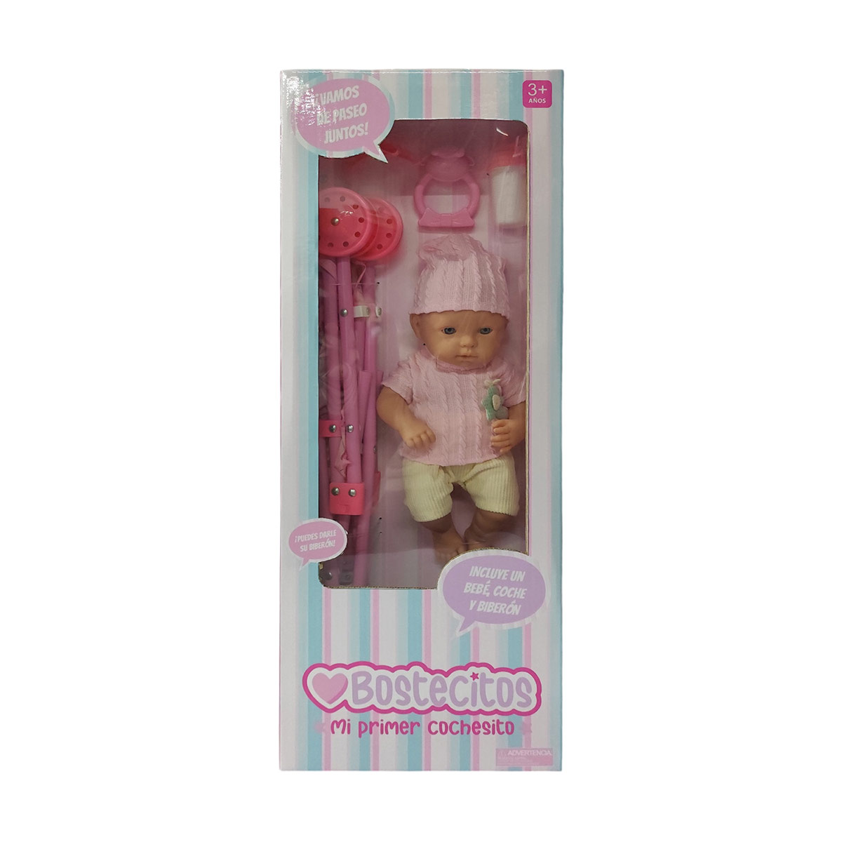 MUÑECA BOSTECITOS BABYDOLL BABY DREAMS MY FIRST RIDE WITH ST - 1