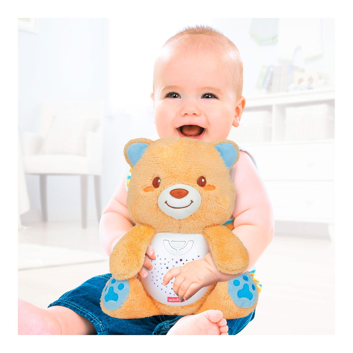 PELUCHE WINFUN OSO CON LUCES DE ESTRELLA 2 EN 1 - 2