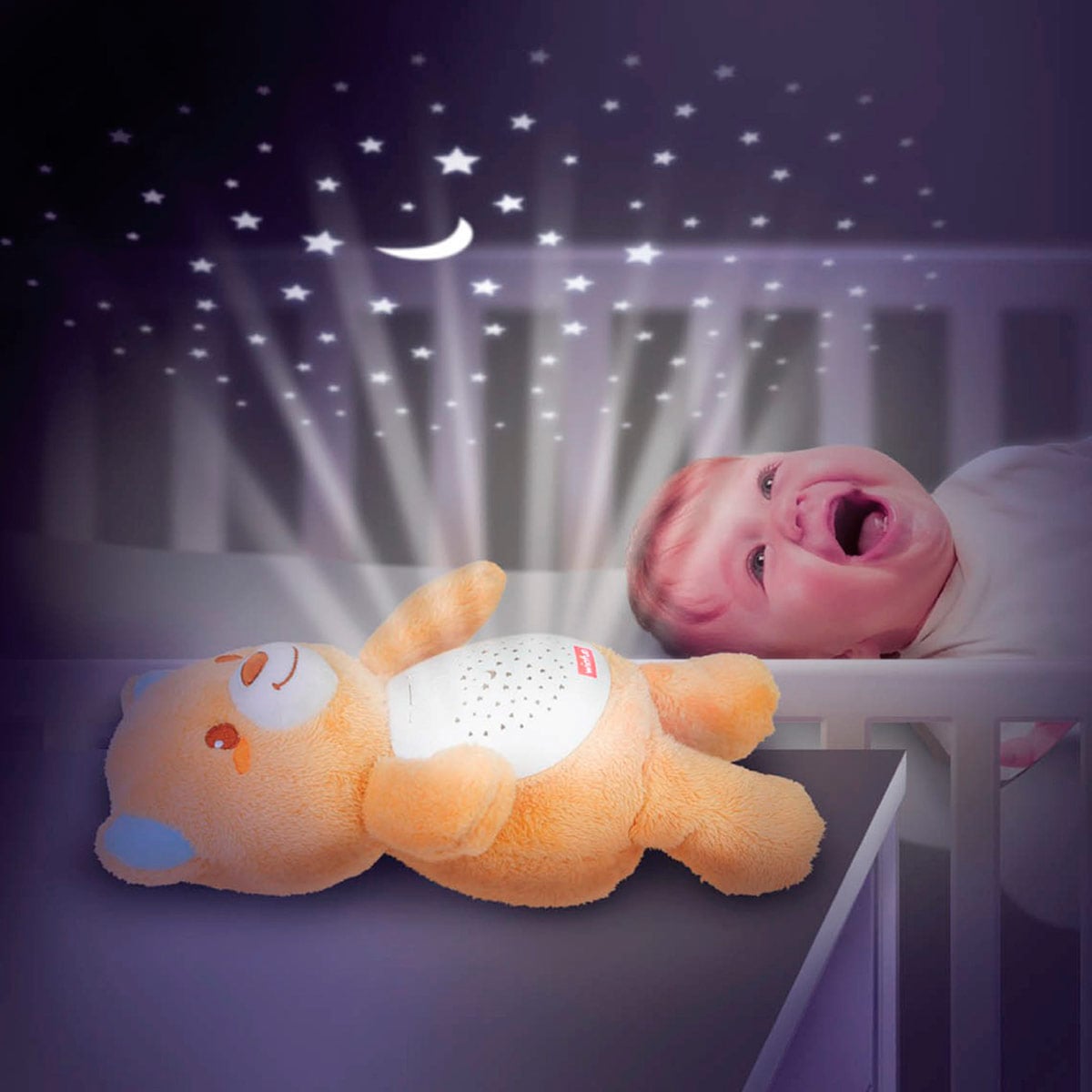 PELUCHE WINFUN OSO CON LUCES DE ESTRELLA 2 EN 1 - 3