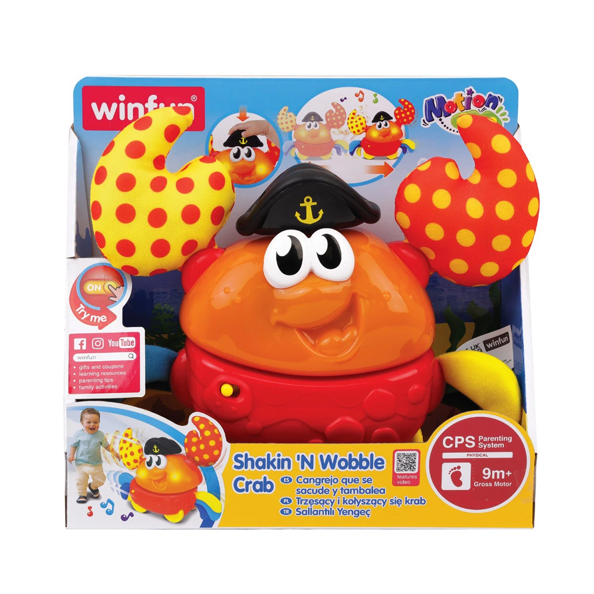 JUGUETE DIDÁCTICO WINFUN SHAKIN'N WOBBLE CARB - 1