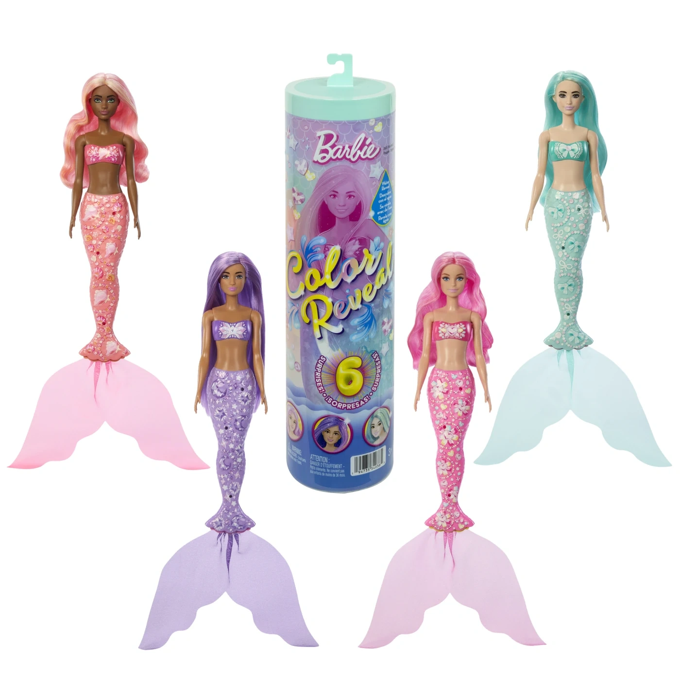 MUÑECA BARBIE COLOR REVEAL SORPRESA - 1