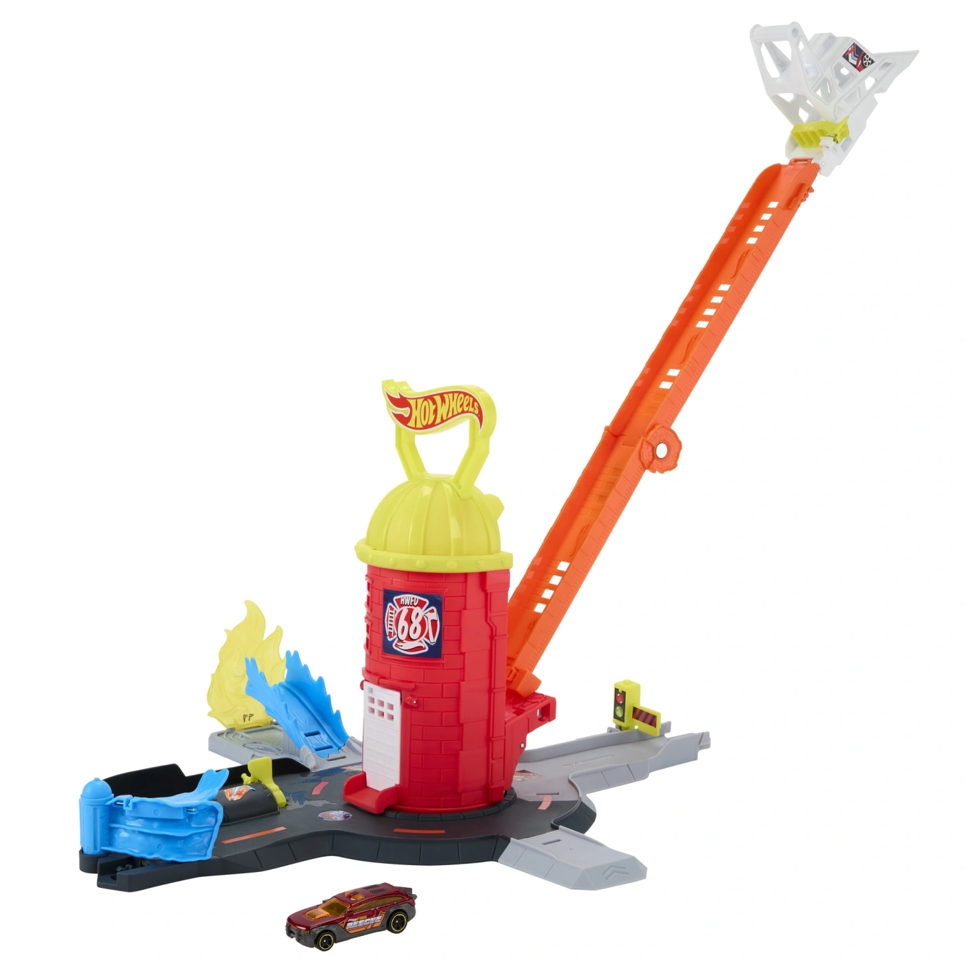 PISTA ESTACIÓN DE BOMBEROS HOT WHEELS SUPER - 2