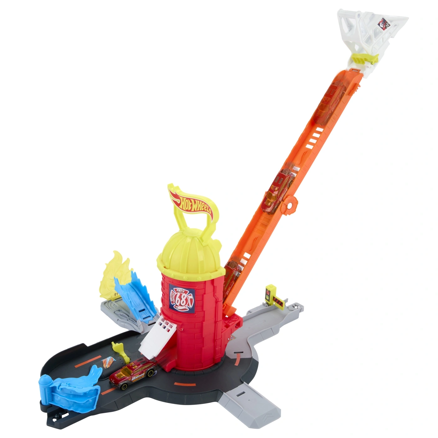 PISTA ESTACIÓN DE BOMBEROS HOT WHEELS SUPER - 5