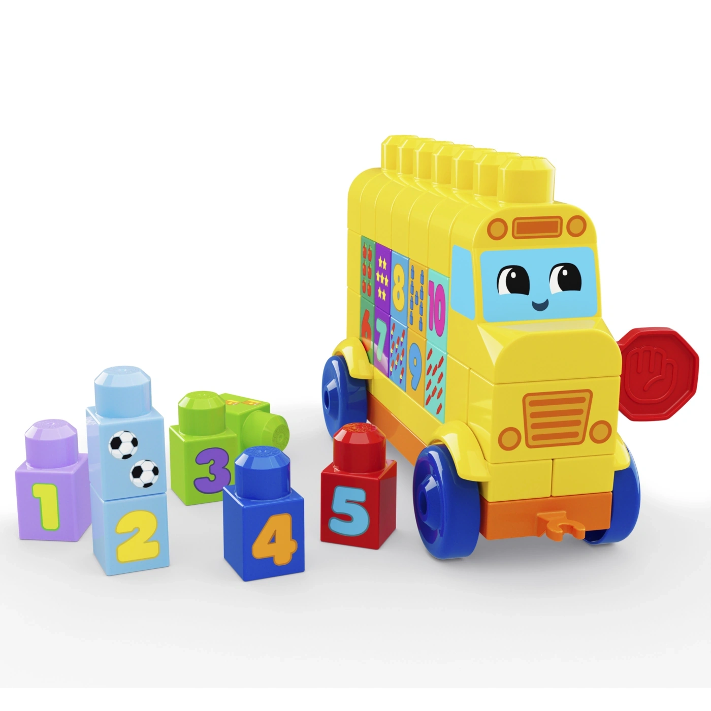 AUTOBÚS DE NÚMEROS ARMA Y CUENTA MEGA BLOKS - 2