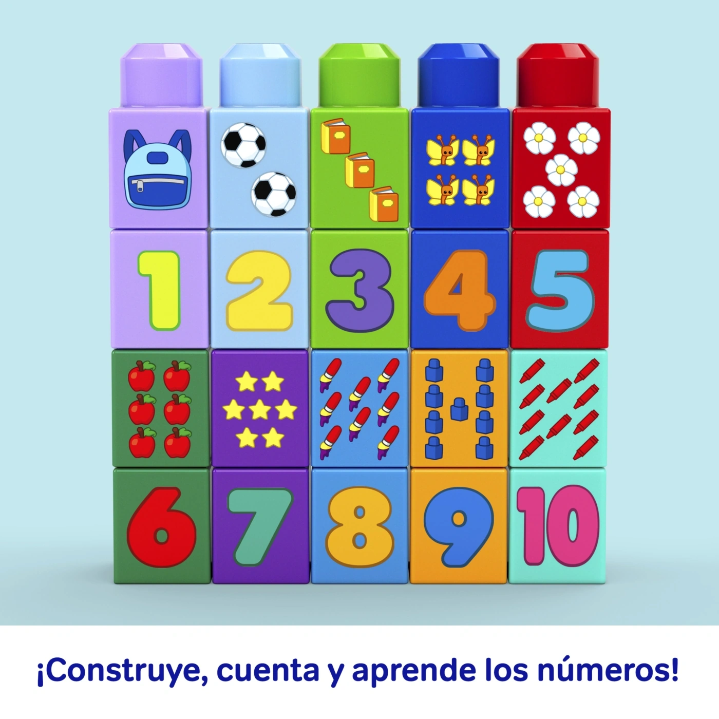AUTOBÚS DE NÚMEROS ARMA Y CUENTA MEGA BLOKS - 4