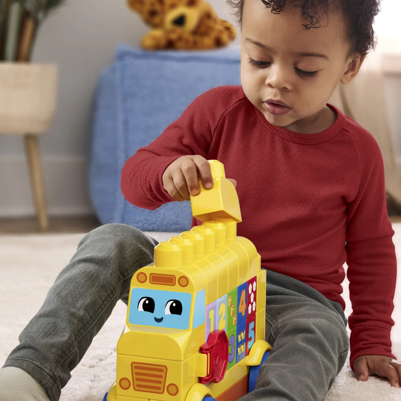 AUTOBÚS DE NÚMEROS ARMA Y CUENTA MEGA BLOKS - 6