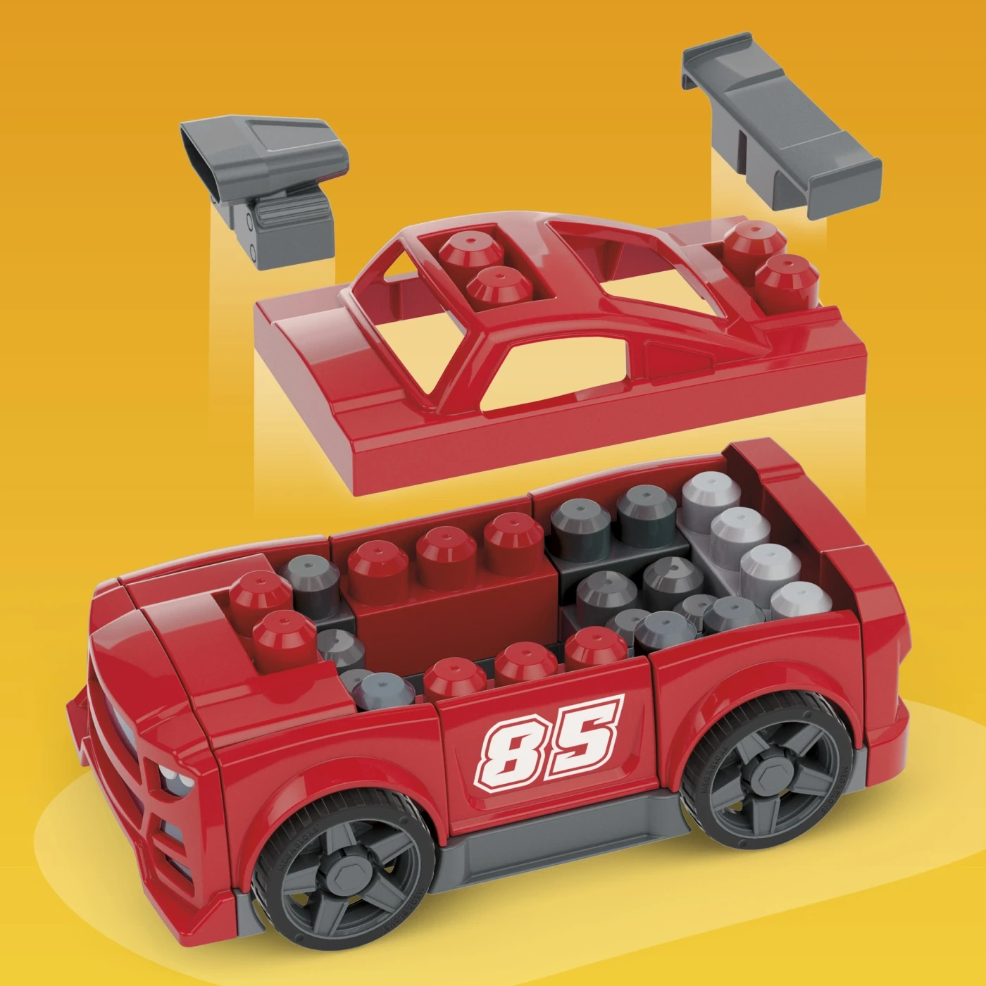 3 EN 1 AUTO ARMA Y ACELERA MEGA BLOKS - 7