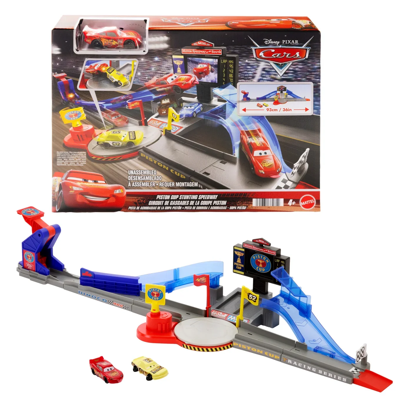 PISTA DE ACROBACIAS DE LA COPA PISTÓN CARS DE DISNEY Y PIXAR - 1