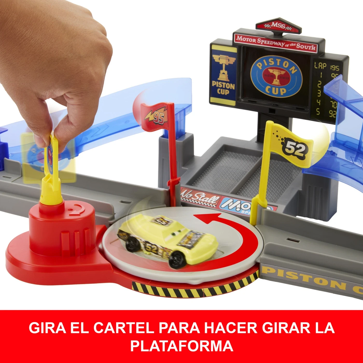 PISTA DE ACROBACIAS DE LA COPA PISTÓN CARS DE DISNEY Y PIXAR - 11