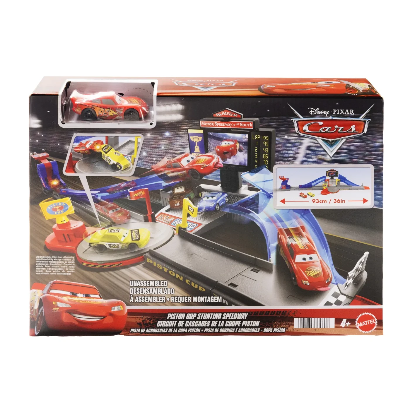 PISTA DE ACROBACIAS DE LA COPA PISTÓN CARS DE DISNEY Y PIXAR - 12