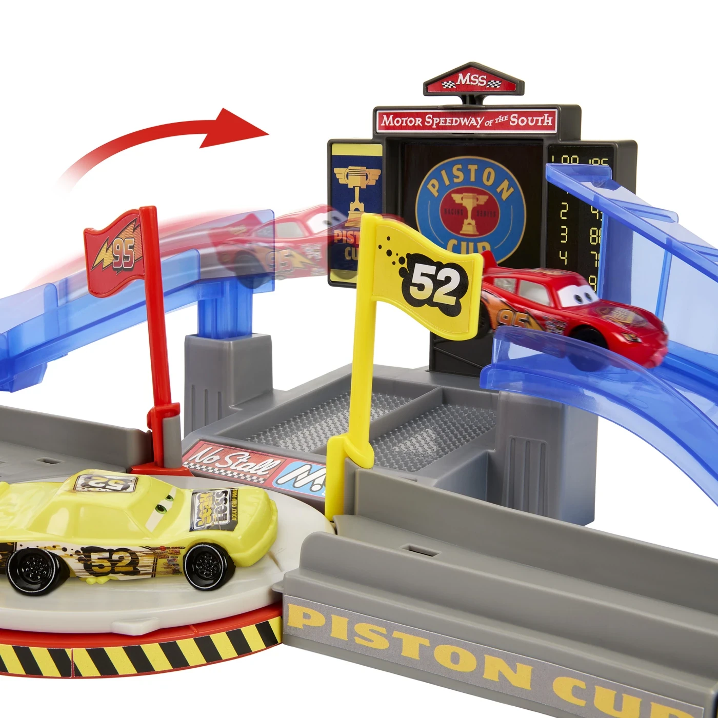 PISTA DE ACROBACIAS DE LA COPA PISTÓN CARS DE DISNEY Y PIXAR - 4