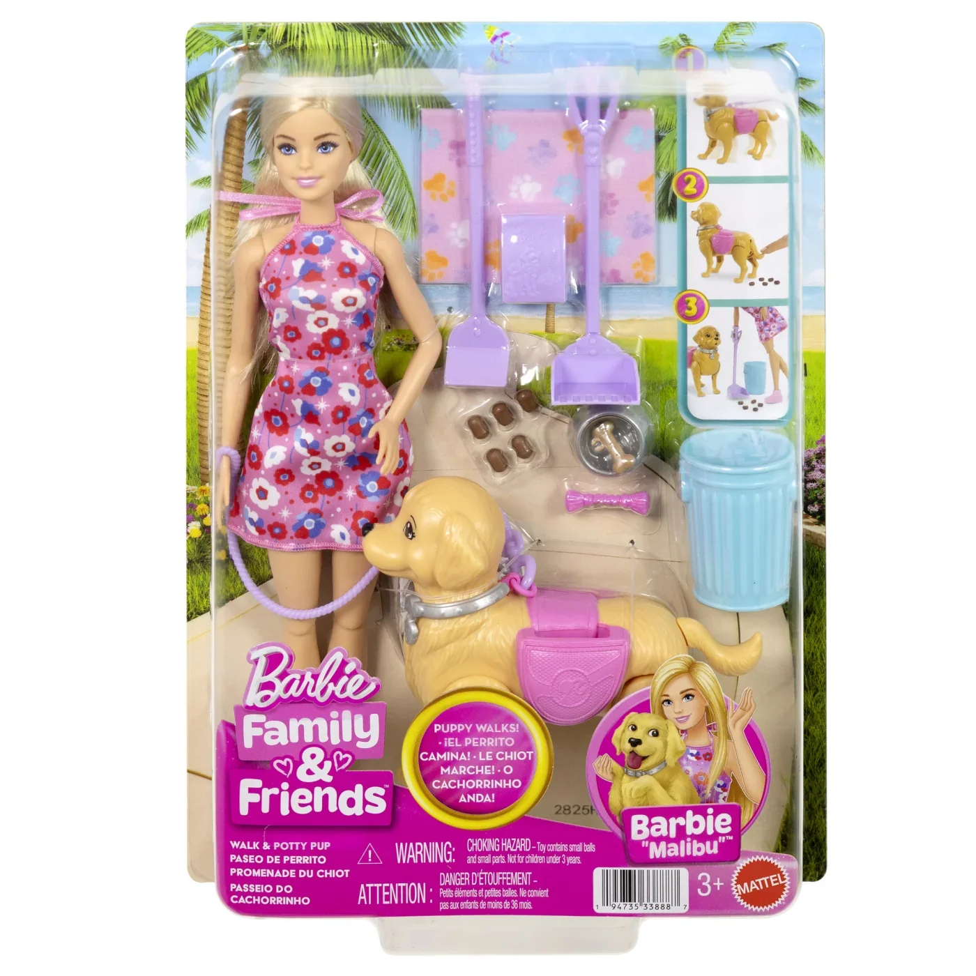 MUÑECA BARBIE NIÑERA Y BEBÉ - 1