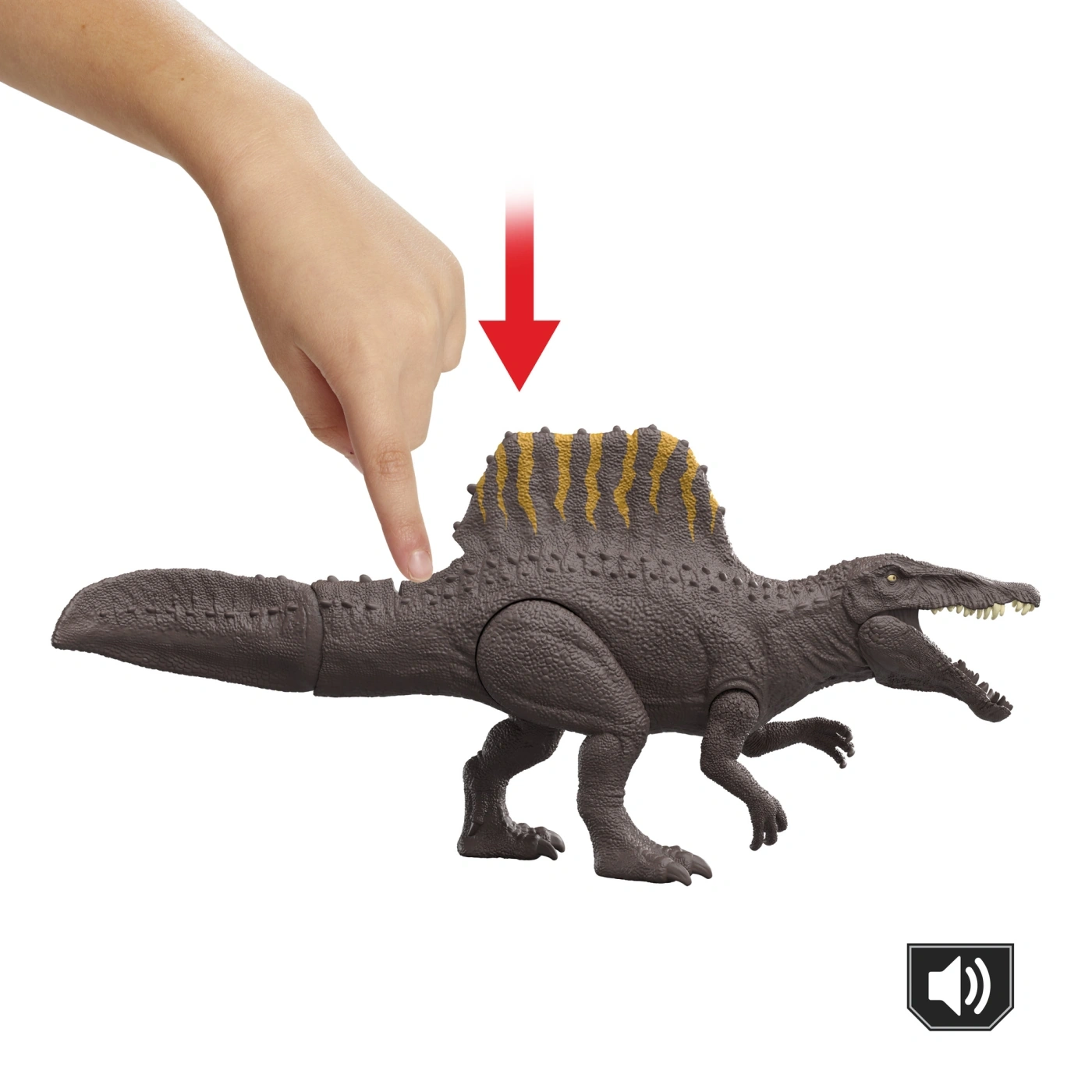 DINOSAURIO DE 12 PULGADAS CON EFECTOS DE SONIDO JURASSIC WORLD - 5