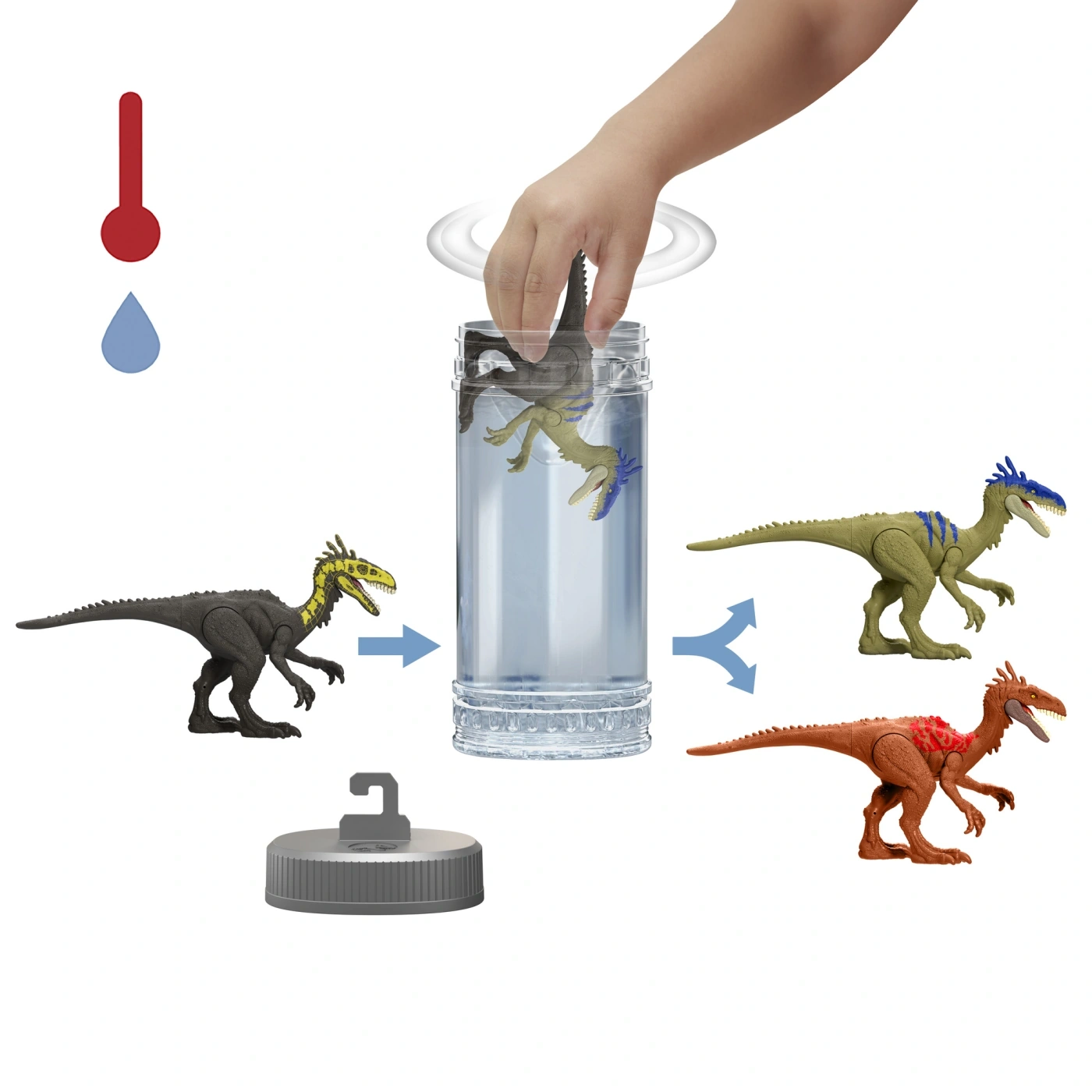 DINOSAURIO DINO REVEAL JURASSIC WORLD - 2
