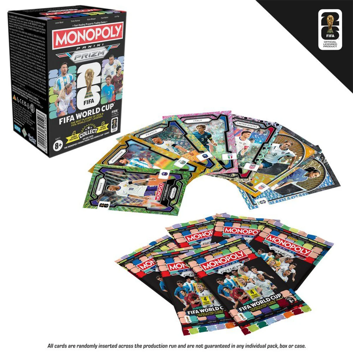 JUEGO DE MESA MONOPOLY PANINI PRIZM CARTAS COLECCIONABLES COPA MUNDIAL DE LA FIFA - 1