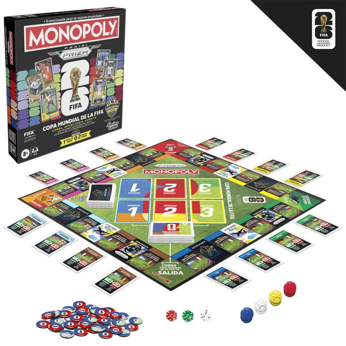 FIFA JUEGO DE MESA MONOPOLY PANINI PRIZM COPA MUNDIAL DE LA FIFA - 1