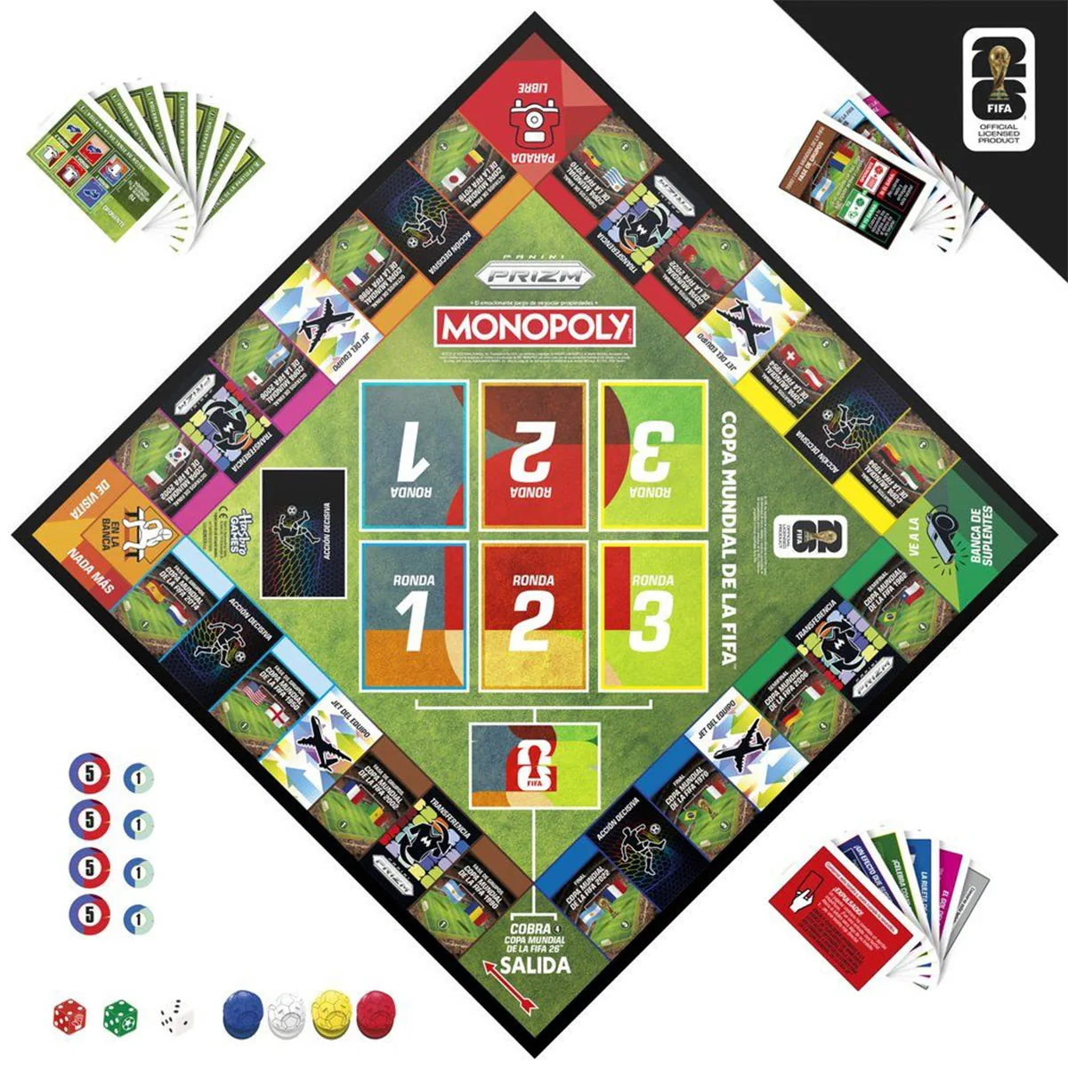 FIFA JUEGO DE MESA MONOPOLY PANINI PRIZM COPA MUNDIAL DE LA FIFA - 8