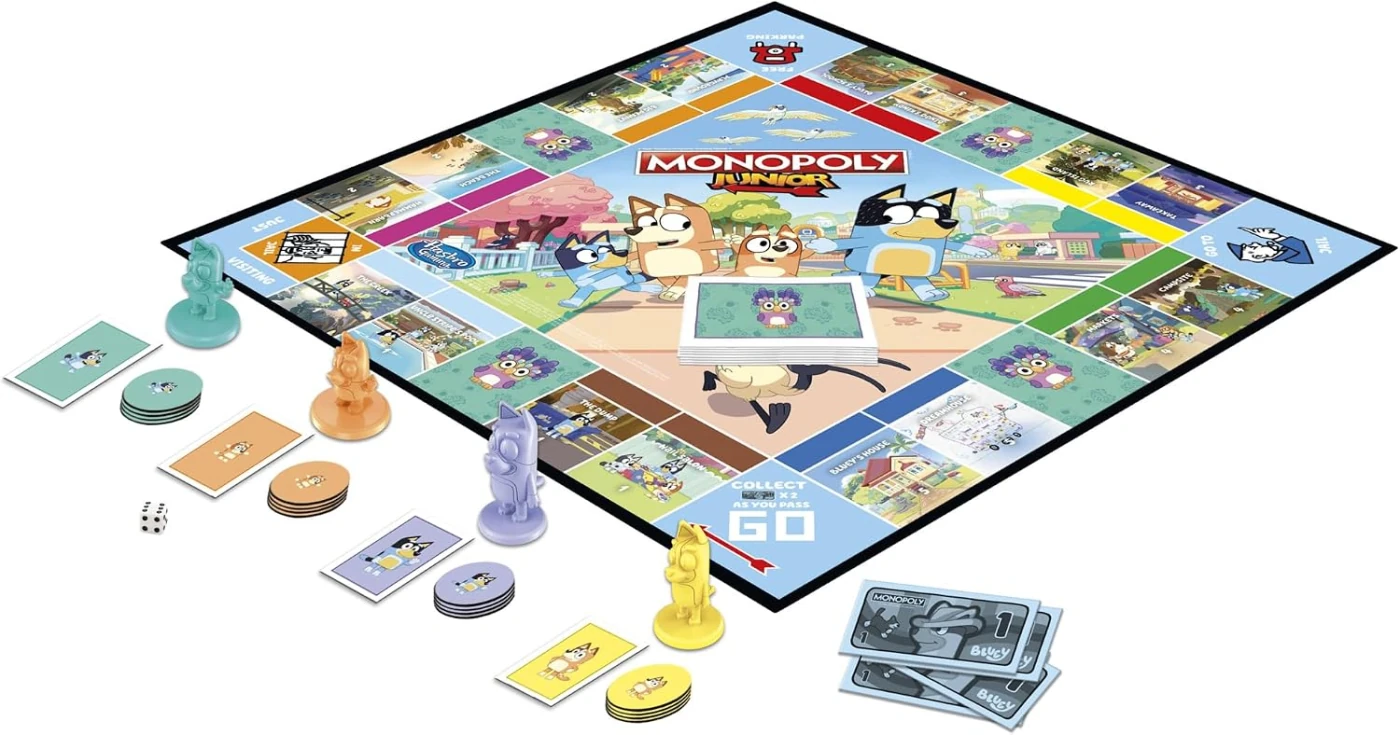 MONOPOLY JUNIOR BLUEY F5687  - 12