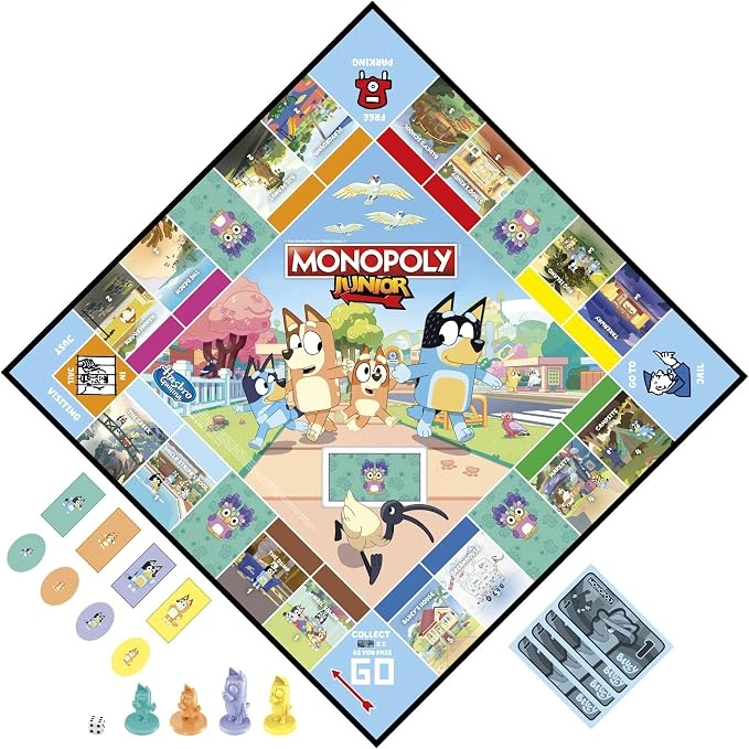 MONOPOLY JUNIOR BLUEY F5687  - 3