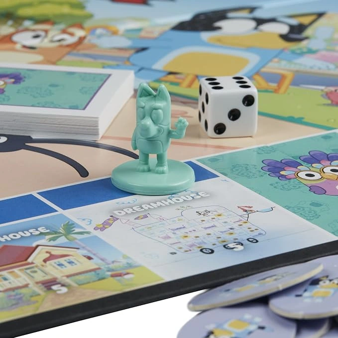 MONOPOLY JUNIOR BLUEY F5687  - 5