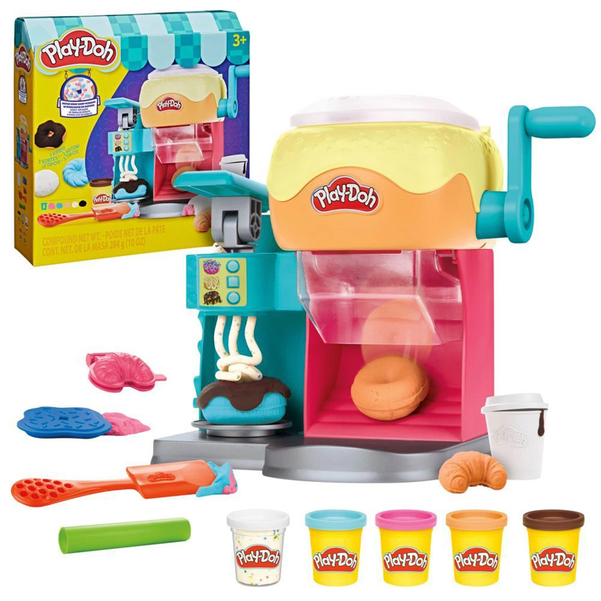 SET DE MASAS MOLDEABLES PLAY DOH MI TIENDA DE DONUTS - 1