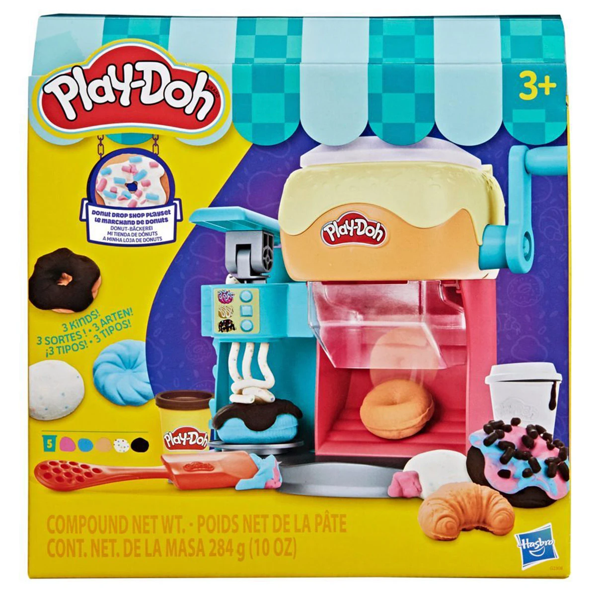 SET DE MASAS MOLDEABLES PLAY DOH MI TIENDA DE DONUTS - 3