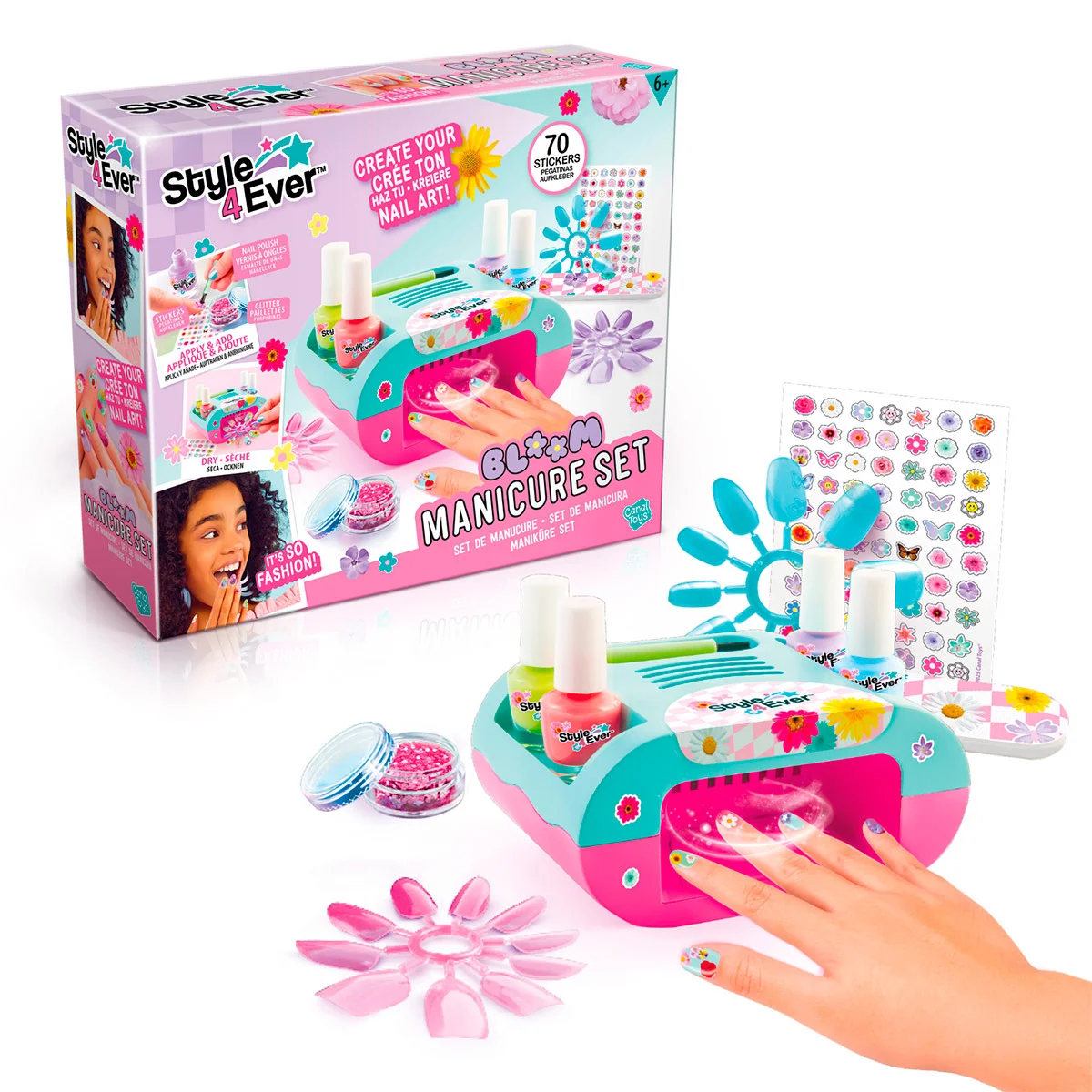 SET DE JUEGO CANAL TOYS MANICURE SET BLOOM - 1