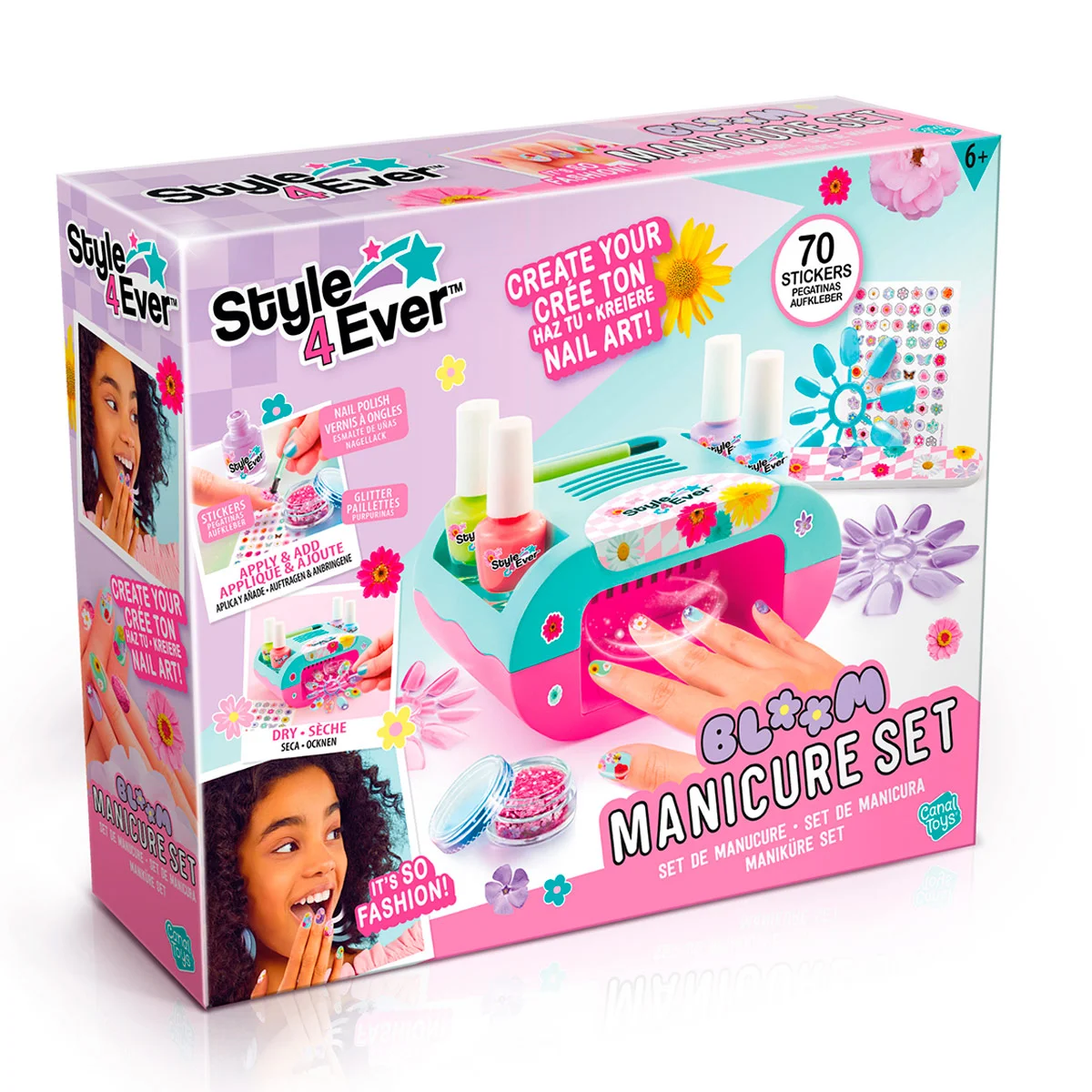 SET DE JUEGO CANAL TOYS MANICURE SET BLOOM - 3