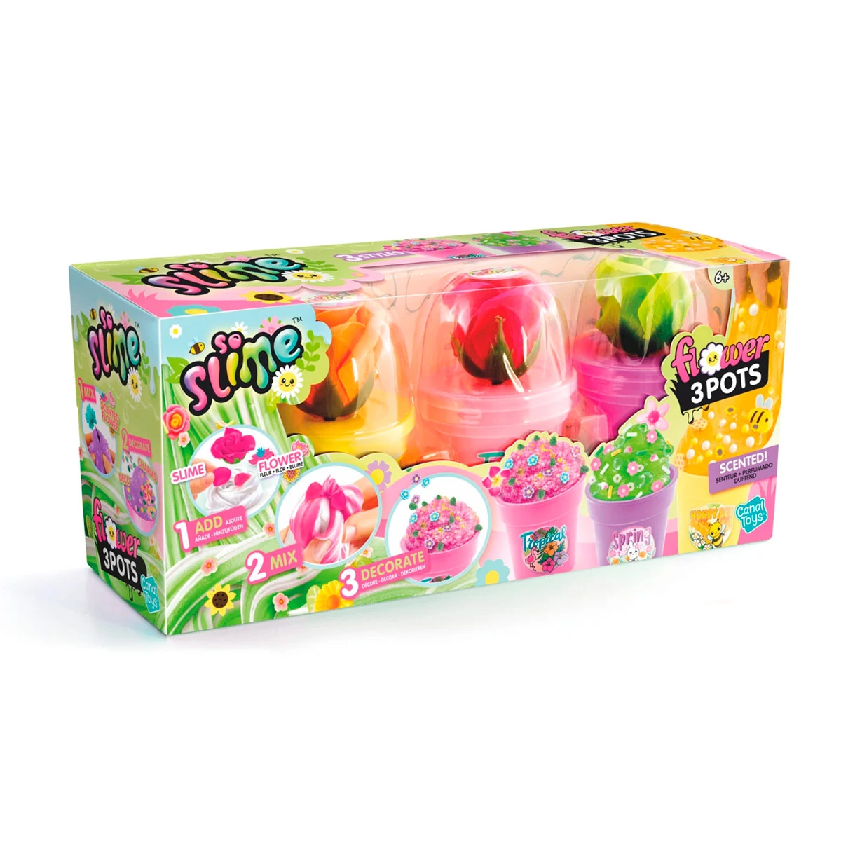 CANAL TOYS SLIME 3 MACETAS - 4