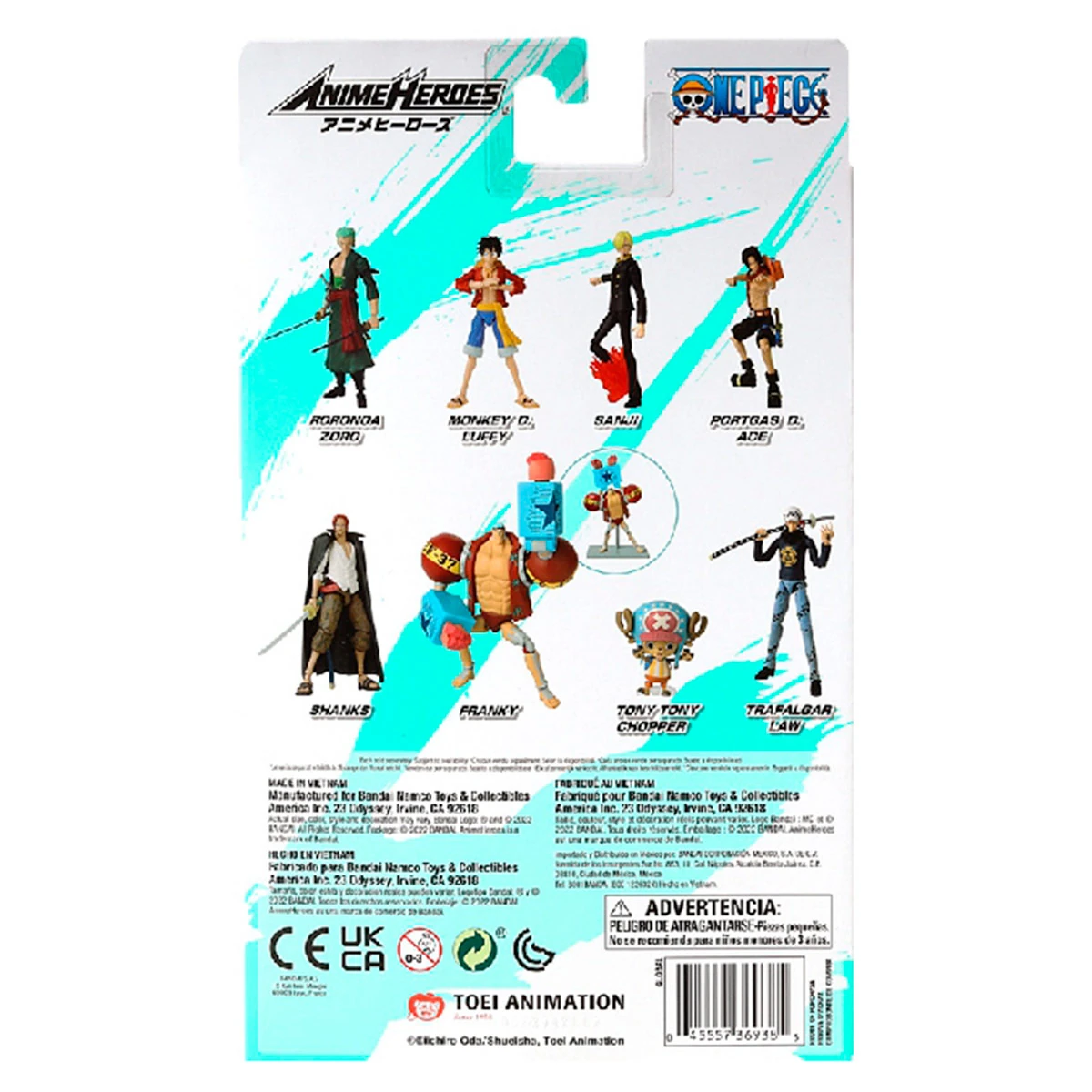 FIGURA DE ACCIÓN BANDAI ONE PIECE 36932 - RORONA ZORO 1ST WAVE 16CM - 6