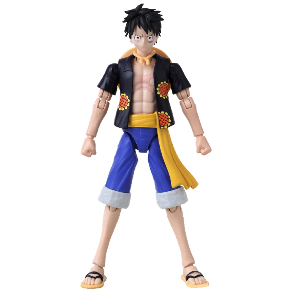 FIGURA DE ACCIÓN BANDAI ONE PIECE 37007 - MONKEY D LUFFY DRESSROSA VERSION 7TH WAVE 16CM - 1