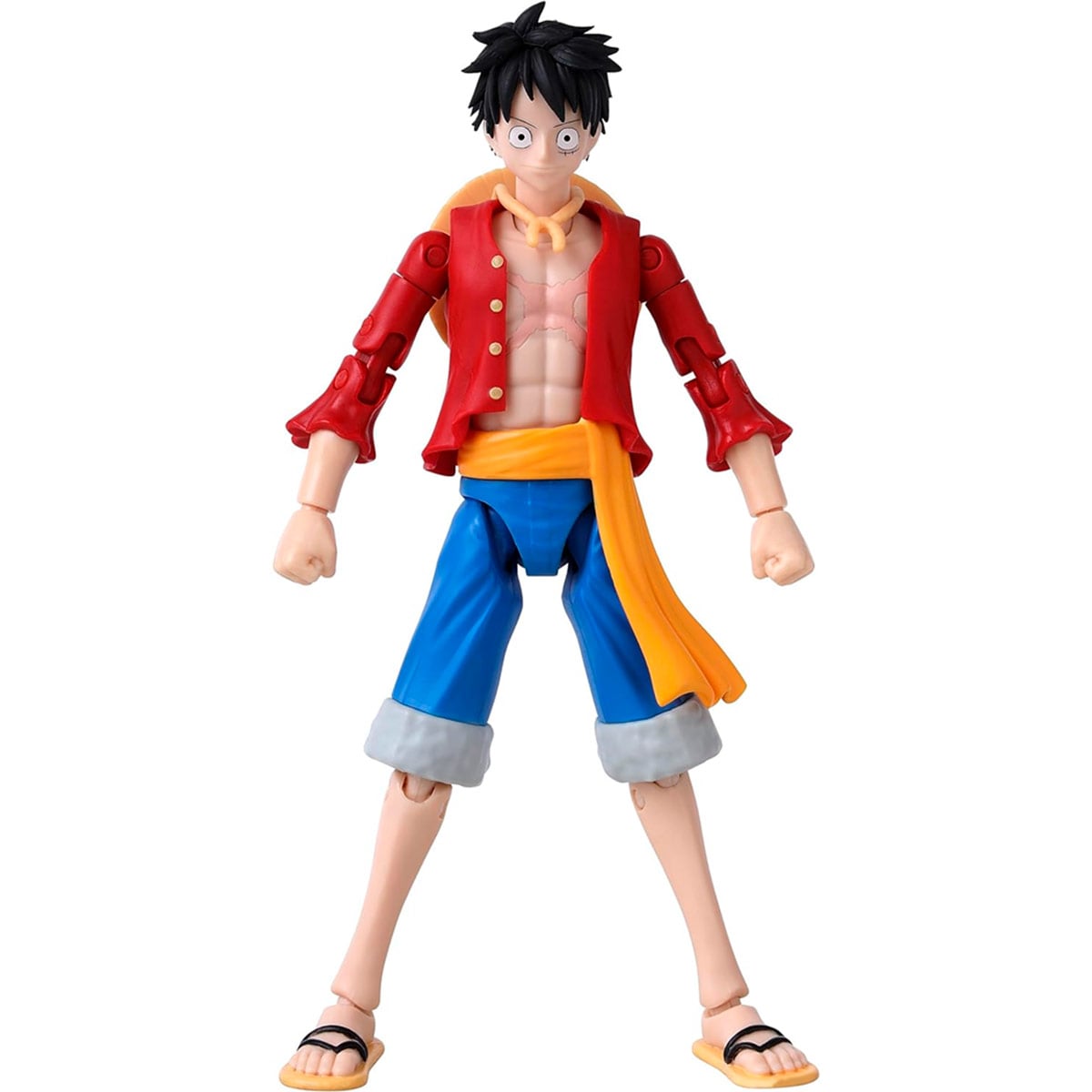 FIGURA DE ACCIÓN BANDAI ONE PIECE 37007 - MONKEY D LUFFY DRESSROSA VERSION 7TH WAVE 16CM - 1