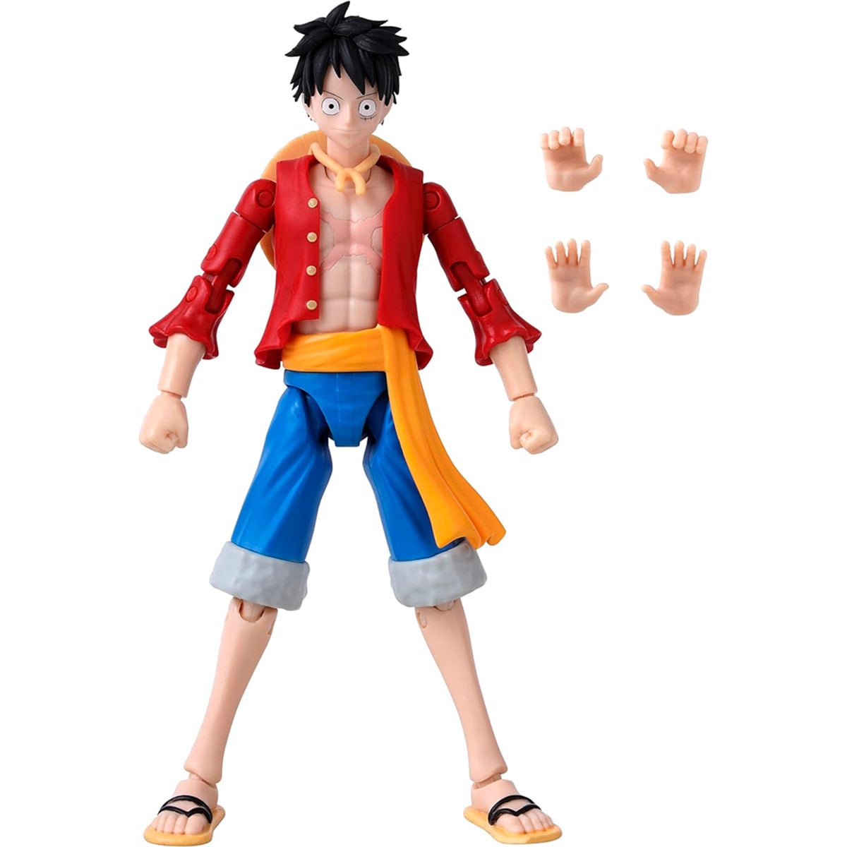 FIGURA DE ACCIÓN BANDAI ONE PIECE 37007 - MONKEY D LUFFY DRESSROSA VERSION 7TH WAVE 16CM - 2