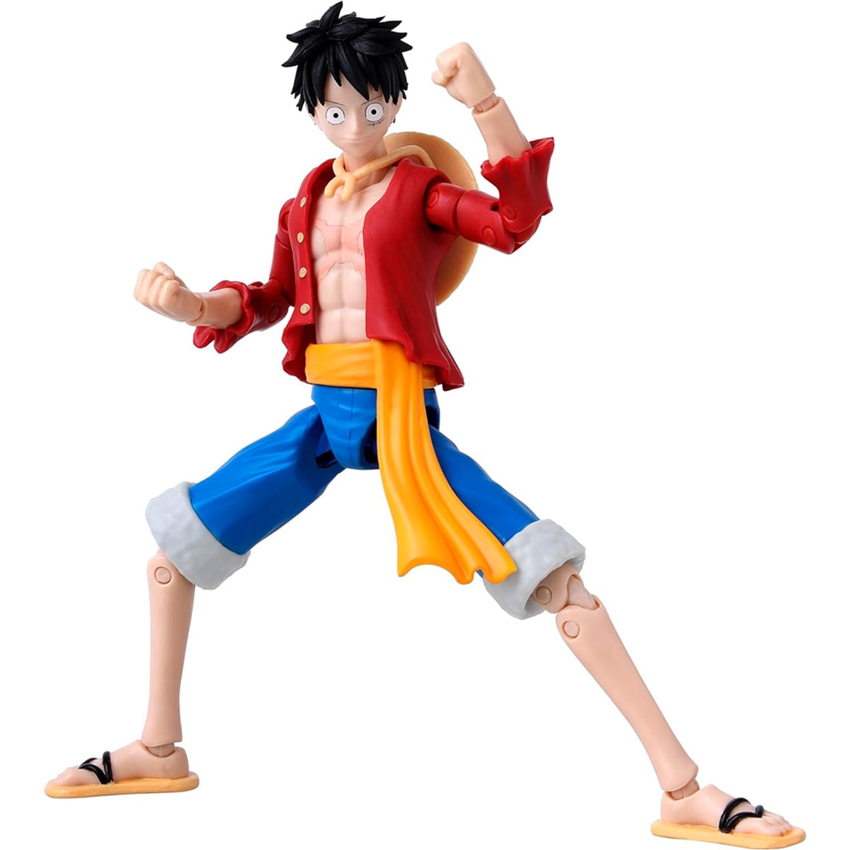FIGURA DE ACCIÓN BANDAI ONE PIECE 37007 - MONKEY D LUFFY DRESSROSA VERSION 7TH WAVE 16CM - 4