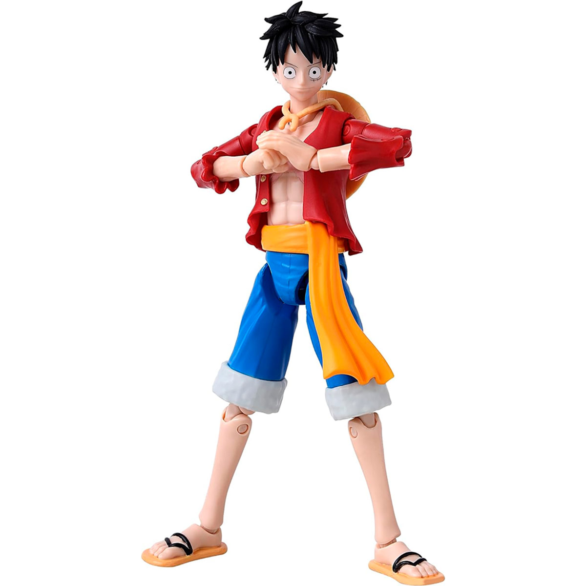 FIGURA DE ACCIÓN BANDAI ONE PIECE 37007 - MONKEY D LUFFY DRESSROSA VERSION 7TH WAVE 16CM - 5