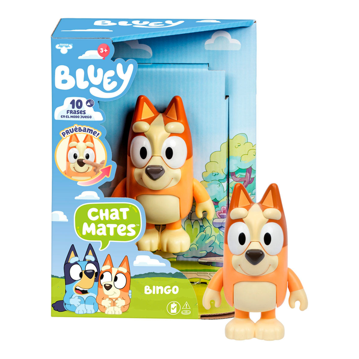 FIGURA DE ACCIÓN BLUEY BINGO CON SONIDOS  - 1