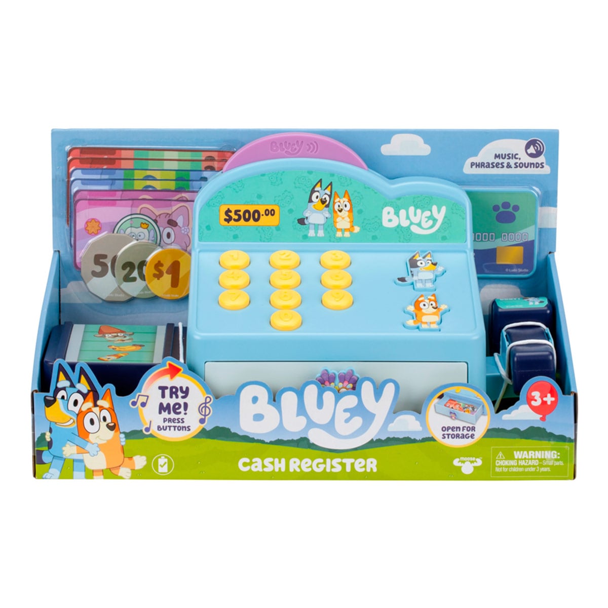 SET DE JUEGO BLUEY CAJA REGISTRADORA - 1