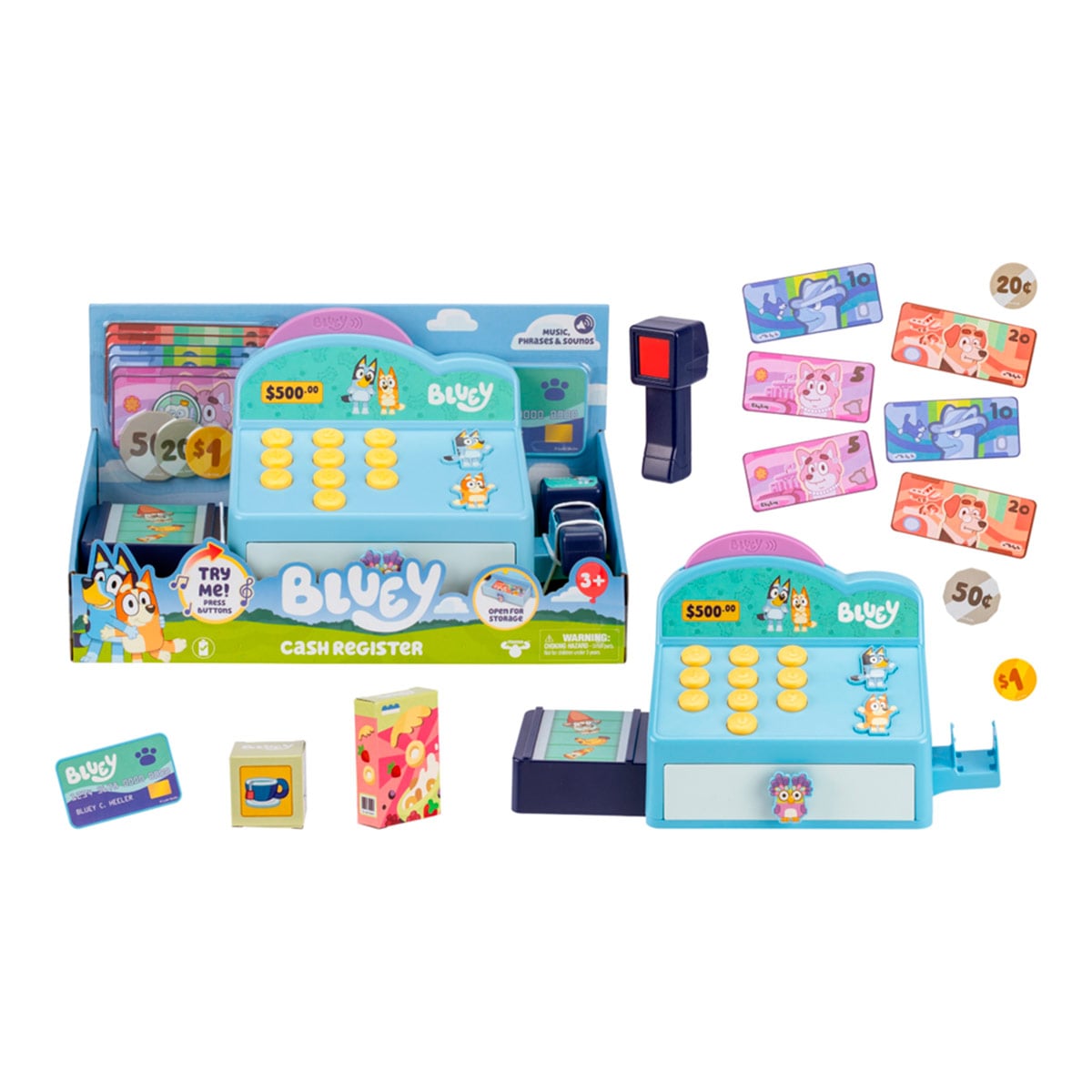SET DE JUEGO BLUEY CAJA REGISTRADORA - 2