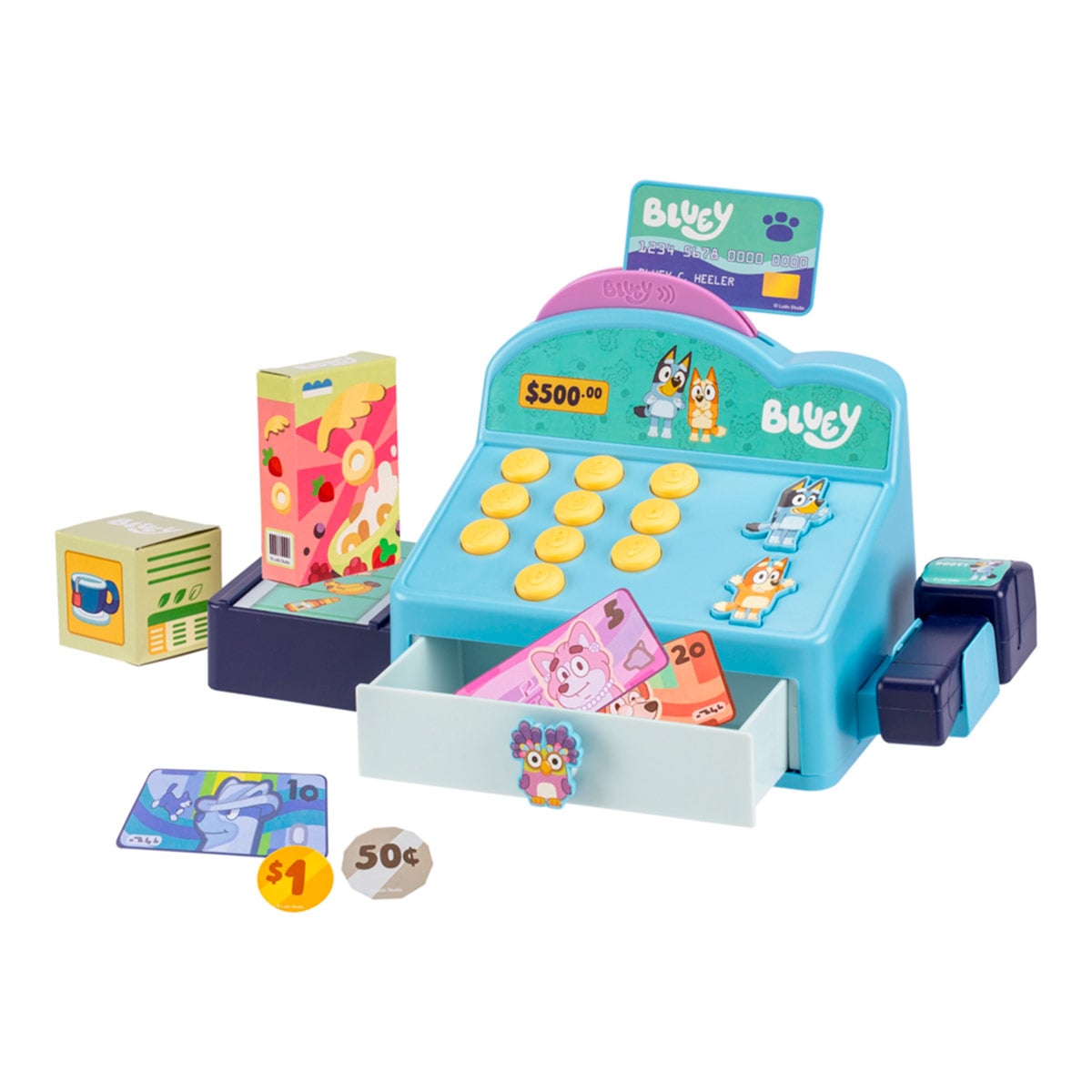 SET DE JUEGO BLUEY CAJA REGISTRADORA - 3