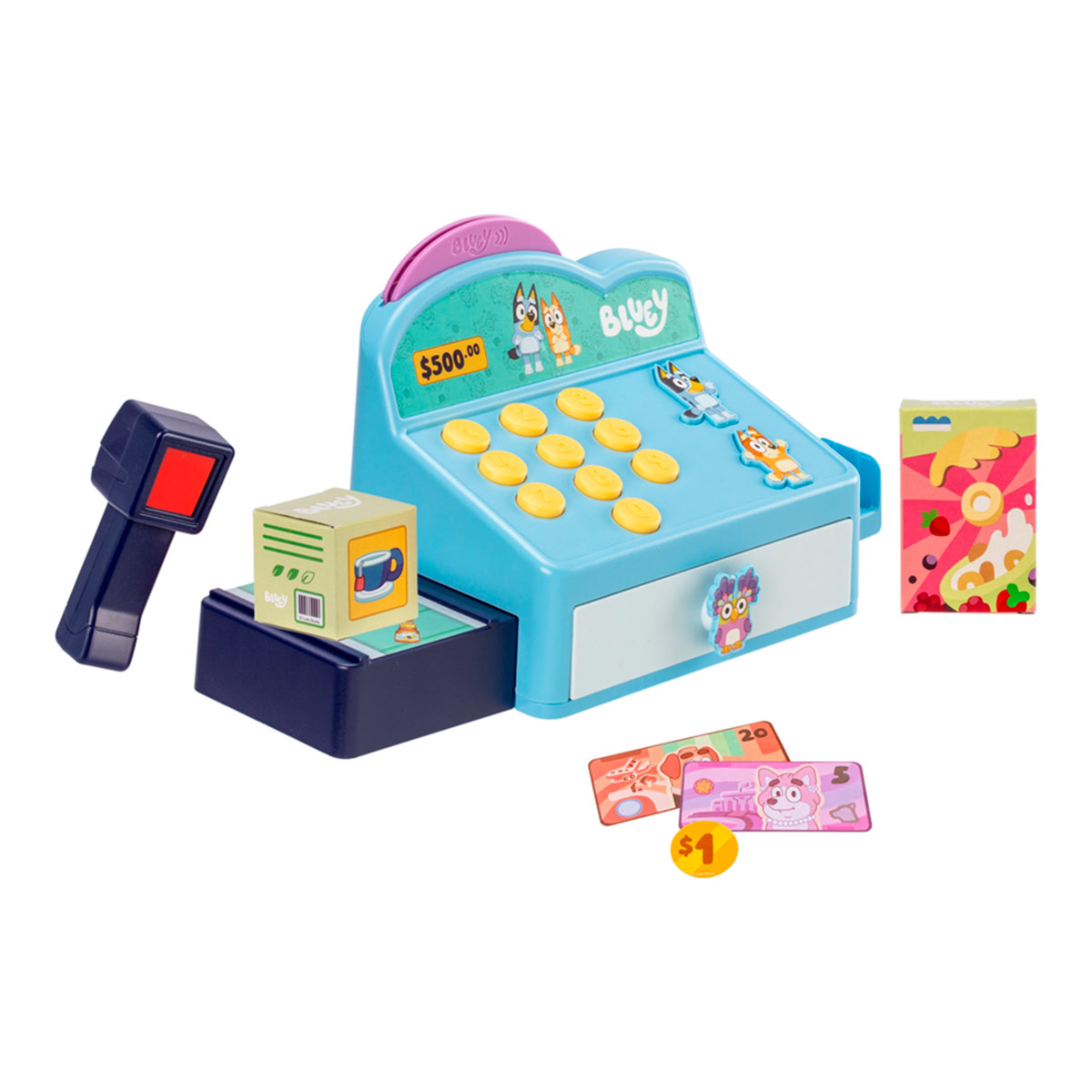 SET DE JUEGO BLUEY CAJA REGISTRADORA - 4