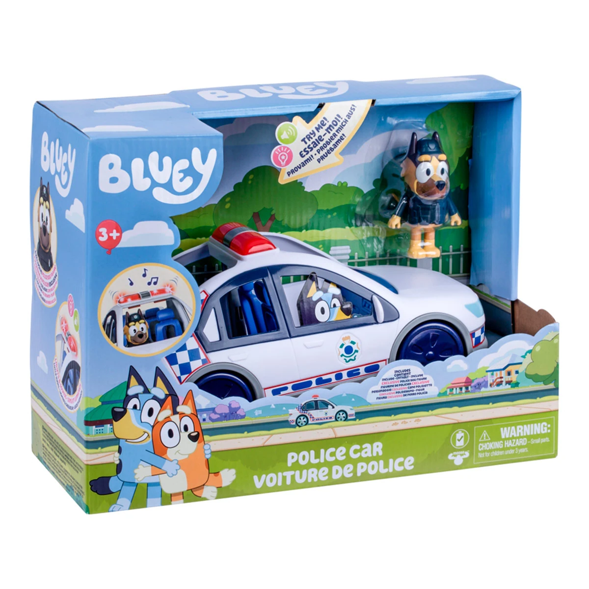 VEHÍCULO CON FIGURA POLICIAL BLUEY - 7