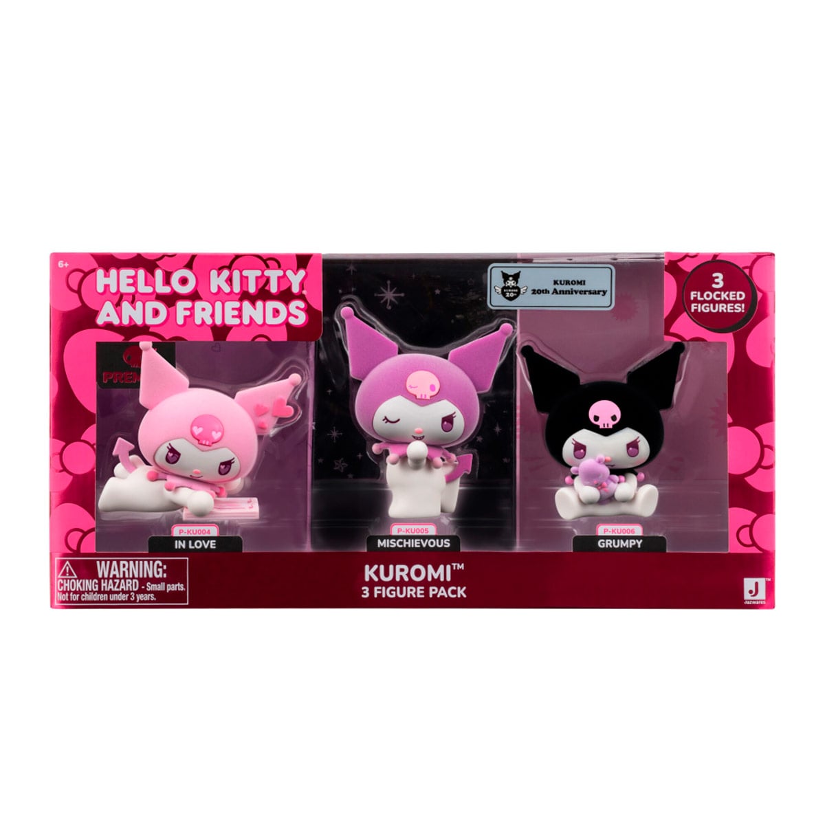 PACK X3 FIGURAS DE ACCIÓN HELLO KITTY KUROMI 10CM - 1