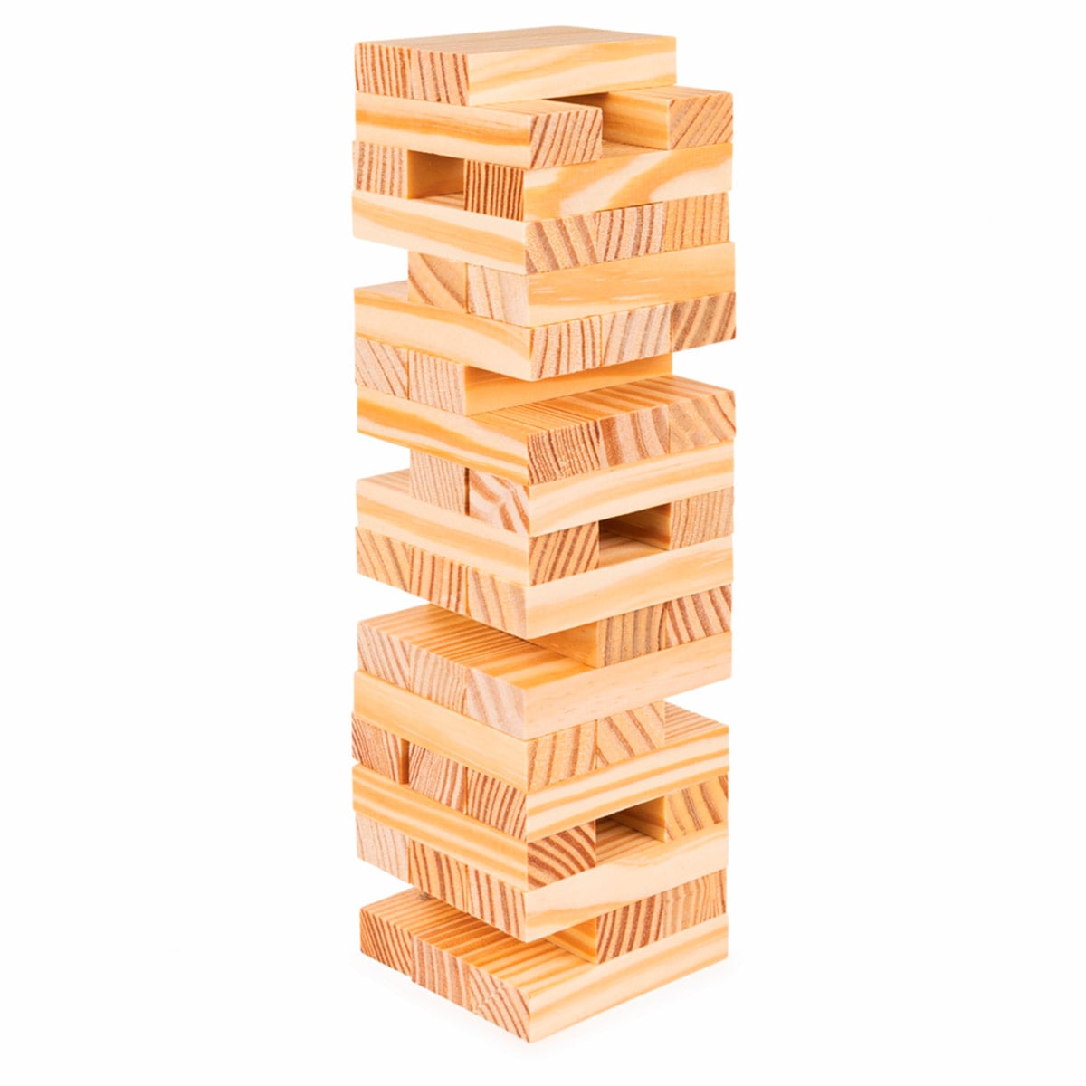 JUEGO TORRE DE BLOQUES DE MADERA JUEGOS DE MESA CLASICO - 1